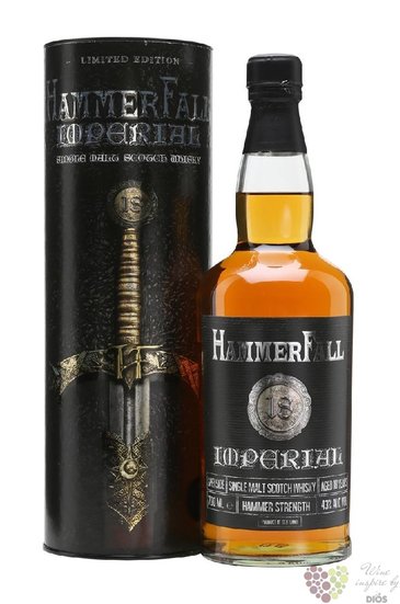 Hammerfall  Imperial  18 years old single malt Speyside whisky 43% vol.  0.70l