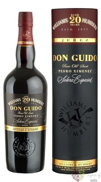 Sherry de Jerez Pedro Ximnez  Don Guido  Do aged 20 years Williams &amp; Humbert  0.50 l