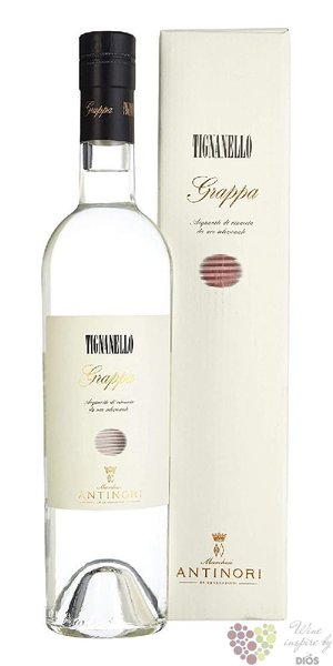 Grappa „ Tignanello ” tenuta Tignanello by Antinori 42% vol.  0.50 l