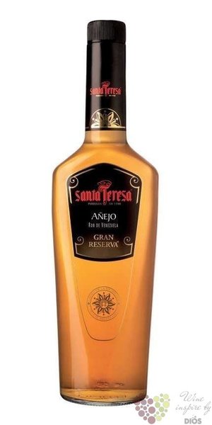 Santa Teresa  Gran reserva  aged rum of Venezuela 40% vol.  0.70 l