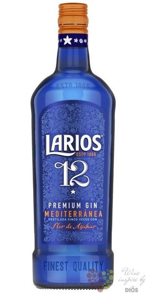 Larios „ 12 ” premium botanicals Spanish gin 40% vol.  1.00 l