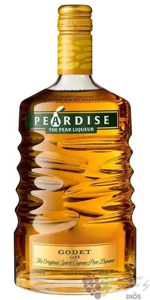 Godet  Pearadise  Poire au cognac liqueur 38% vol.   0.50 l