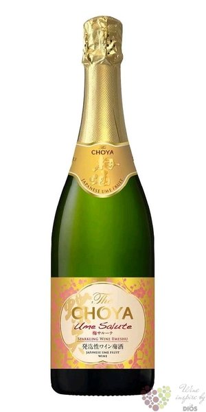 Choya  Ume Salutel   Sparkling Japanese ume fruits liqueur 5,5% vol.  0.75 l