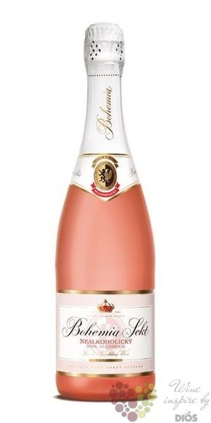 Bohemia sekt ros Czech non alcoholic sparkling wine  0.75 l