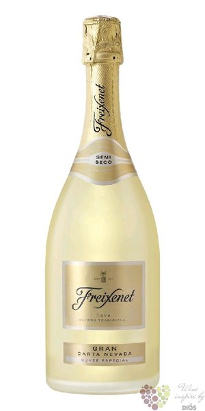 Freixenet „ Gran Carta Nevada ” semi seco Cava Penedés Do  0.75 l