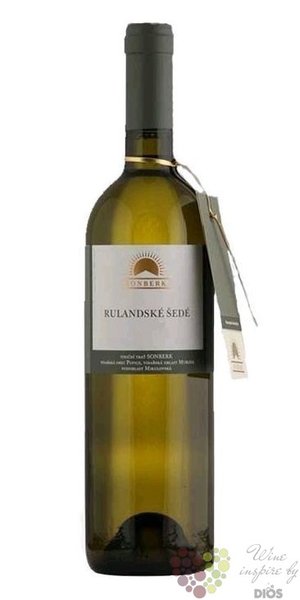 Rulandsk ed  Velk Sonberk  2010 pozdn sbr z vinastv Sonberk Popice0.75 l