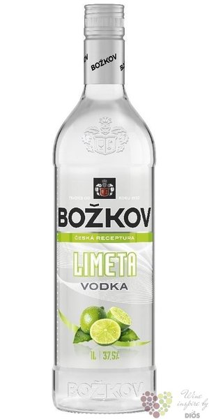 Božkov „ Limeta ” Bohemian flavored vodka Stock  37.5% vol.  1.00 l