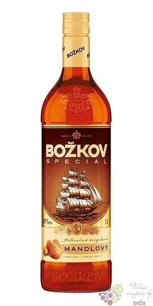 Božkov „ Speciál mandlový ” Bohemian regional spirits by Stock 30% vol.    1.00l