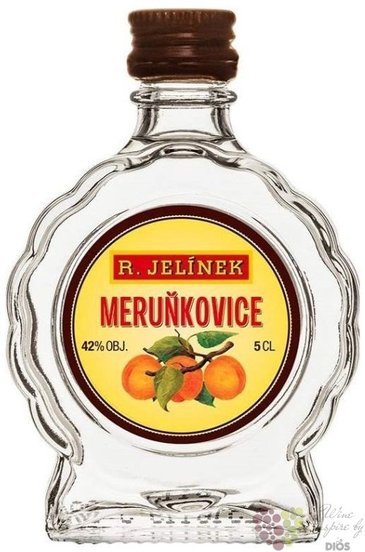 Merukovice  Budik  Moravian apricots brandy Rudolf Jelnek 42% vol.  0.05 l