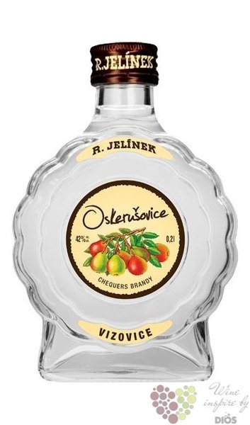 Oskerušovice chequeurs brandy Rudolf Jelínek Vizovice 42% vol.   0.20 l