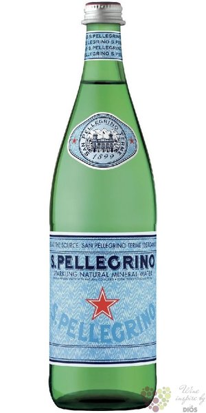 San Pellegrino Italian sparkling natural water PET bottle  1.00 l