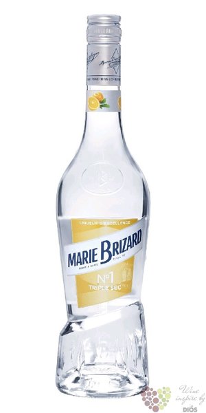 Marie Brizard no.1 „ Triple Sec ” French fruits liqueur 39% vol.  0.70 l