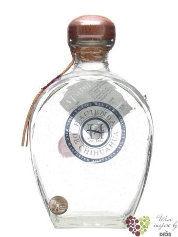 Hacienda de Chihuahua „ Plata ” original Mexican Sotol 38% vol.   0.70 l