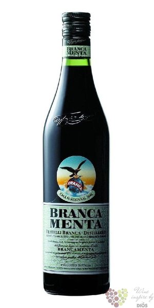 Branca „ Menta ” original herbal liqueur by Fratelli Branca 28% vol. 1.00 l
