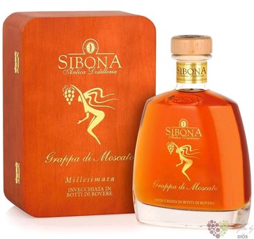 Sibona Grappa Riserva di Moscato  Millesimata 2012  Sibona Antica 44% vol.  0.70 l