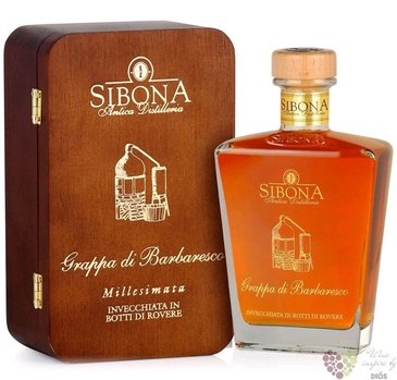 Sibona Grappa Riserva di Barbaresco „ Millesimata 2009 ” Sibona Antica 44% vol.  0.70 l