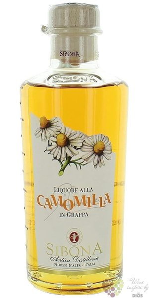 Grappa„ Liquore alla Camomilla con ” antica distilleria Sibona  35% vol.  0.70 l