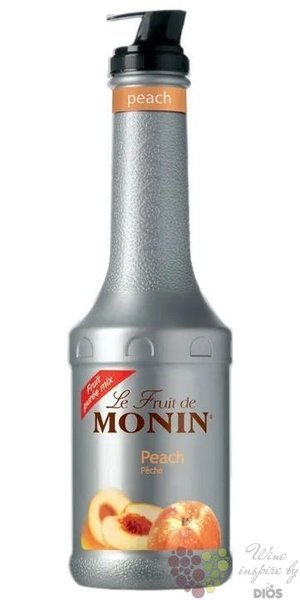 Monin pure  Peach  French fruits pap extract 00% vol.  1.00 l