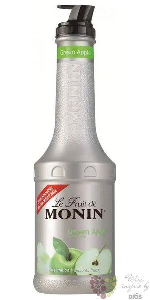 Monin pure  Green apple  French fruits pap extract 00% vol.   1.00 l