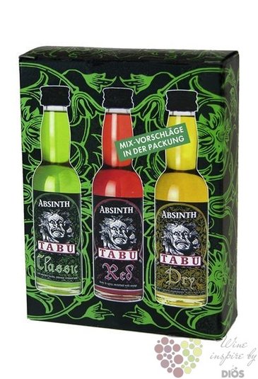 Tabu  Collection  German absinth 55% vol.  3 x 0.04 l