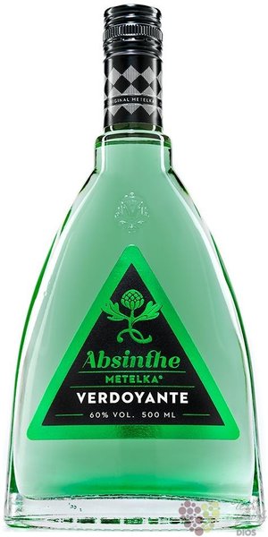 Absinthe  Verdoyante  Czech absinth by Metelka 60% vol.  0.50 l