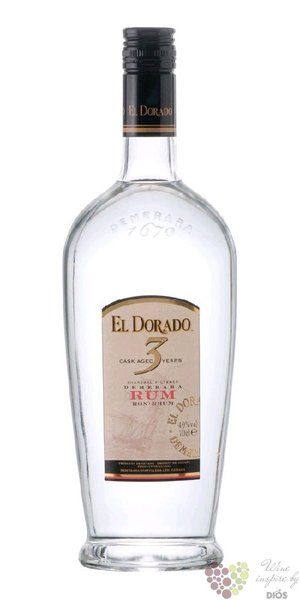 el Dorado aged 3 years Guyana Demerara rum 40% vol.  0.70 l