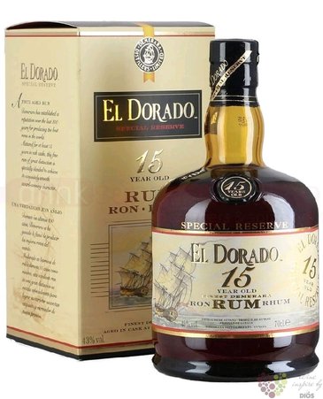 el Dorado aged 15 years Guyana rum 43% vol. 0.70 l