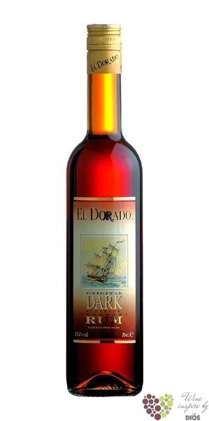 el Dorado  Superior Dark  Guyanan rum by Demerara 37.5% vol.  0.35 l