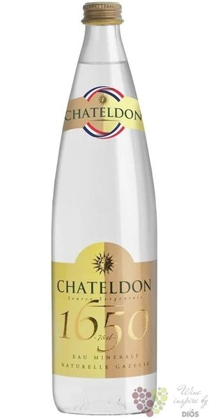 Chateldon Frech natural sparkling mineral watter    0.75 l