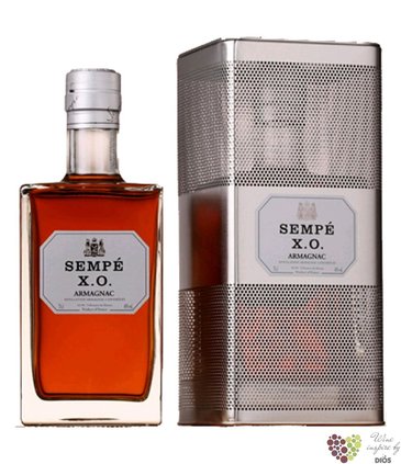 Semp  XO cubic  Armagnac Aoc 40% vol.  0.70 l