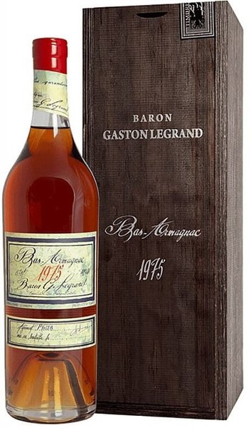 Baron Gaston Legrand 1975 Bas Armagnac 40% vol.    0.70 l