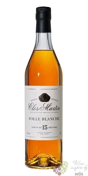 Clos Martin XO aged 15 years Armagnac Aoc 40% vol.    0.70 l