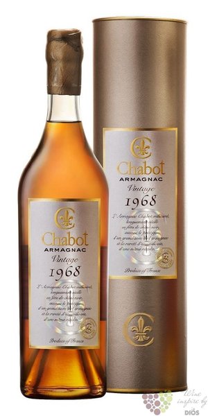 Chabot 1975 Vintage Armagnac Aoc 40% vol.  0.70 l