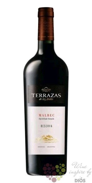 Malbec  Reserva  2019 Mendoza Do Terrazas de los Andes  0.75 l