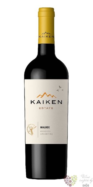 Malbec  Kaiken Estate reserve  2019 Mendoza Do via Montes  0.75 l