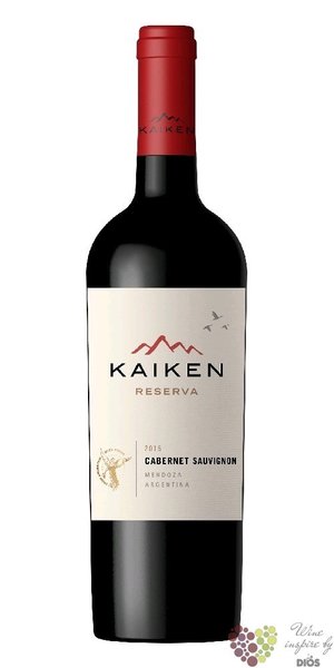 Cabernet Sauvignon  Kaiken Estate reserve  2017 Mendoza via Montes  0.75 l