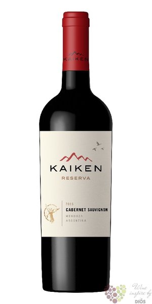 Cabernet Sauvignon  Kaiken Estate reserve  2018 Mendoza via Montes  0.75 l