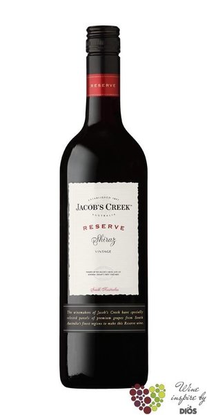 Shiraz „ Reserva ” 2013 Australia Barossa valley Jacobs Creek   0.75 l
