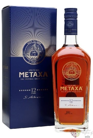 Metaxa 12 *  S.Metaxa  gift box premium Greek spirit 40% vol. 0.70 l