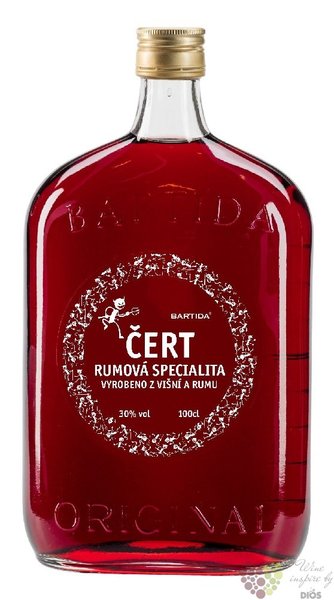 Bartida „ Čert ” moravian fruits liqueur 30% vol.  1.00 l