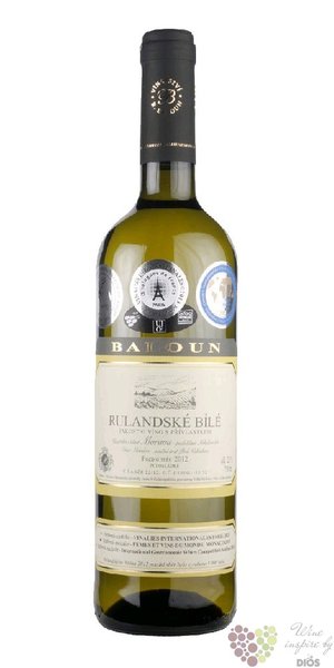 Rulandské bílé 2012 pozdní sběr vinařství Radomil Baloun  0.75 l