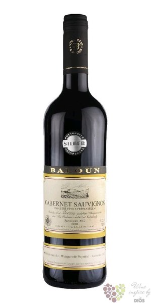 Cabernet Sauvignon 2012 pozdn sbr  z vinastv Radomil Baloun Velk Pavlovice0.75 l