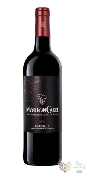 Bordeaux rouge  Mouton Cadet  Aoc 2019 Baron Philippe de Rothschild  0.75 l