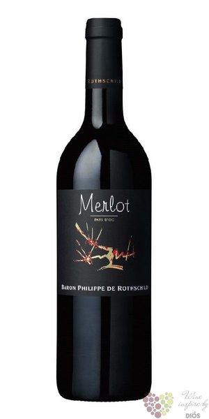 Merlot 2020 Languedoc Pays dOc Baron Philippe de Rothschild  0.75 l