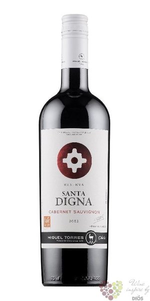 Cabernet Sauvignon reserva  Santa Digna  2018 valle Central Miguel Torres  0.75 l