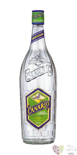 CanaRio double distiled pott stil Brazilian cachaca 40% vol.  0.70 l