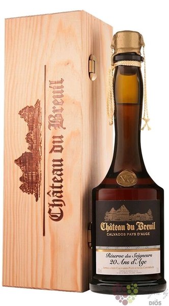 Chateau du Breuil „ Réserve des Seigneurs XO ” wood box aged 20 years Calvados 41% vol. 0.70 l