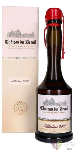 Chateau du Breuil „ Milléssime ” 2002 gift box Calvados Pays d´Auge 41% vol.  0.70 l