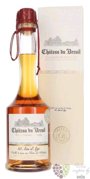 Chateau du Breuil „ Whisky 10 ans d´Age  ” gift box Calvados Pays d´Auge 41% vol. 0.70l