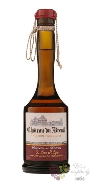 Chateau du Breuil  Reserve du Chateau  aged 8 years Calvados Pays dAuge 40% vol.  0.35 l